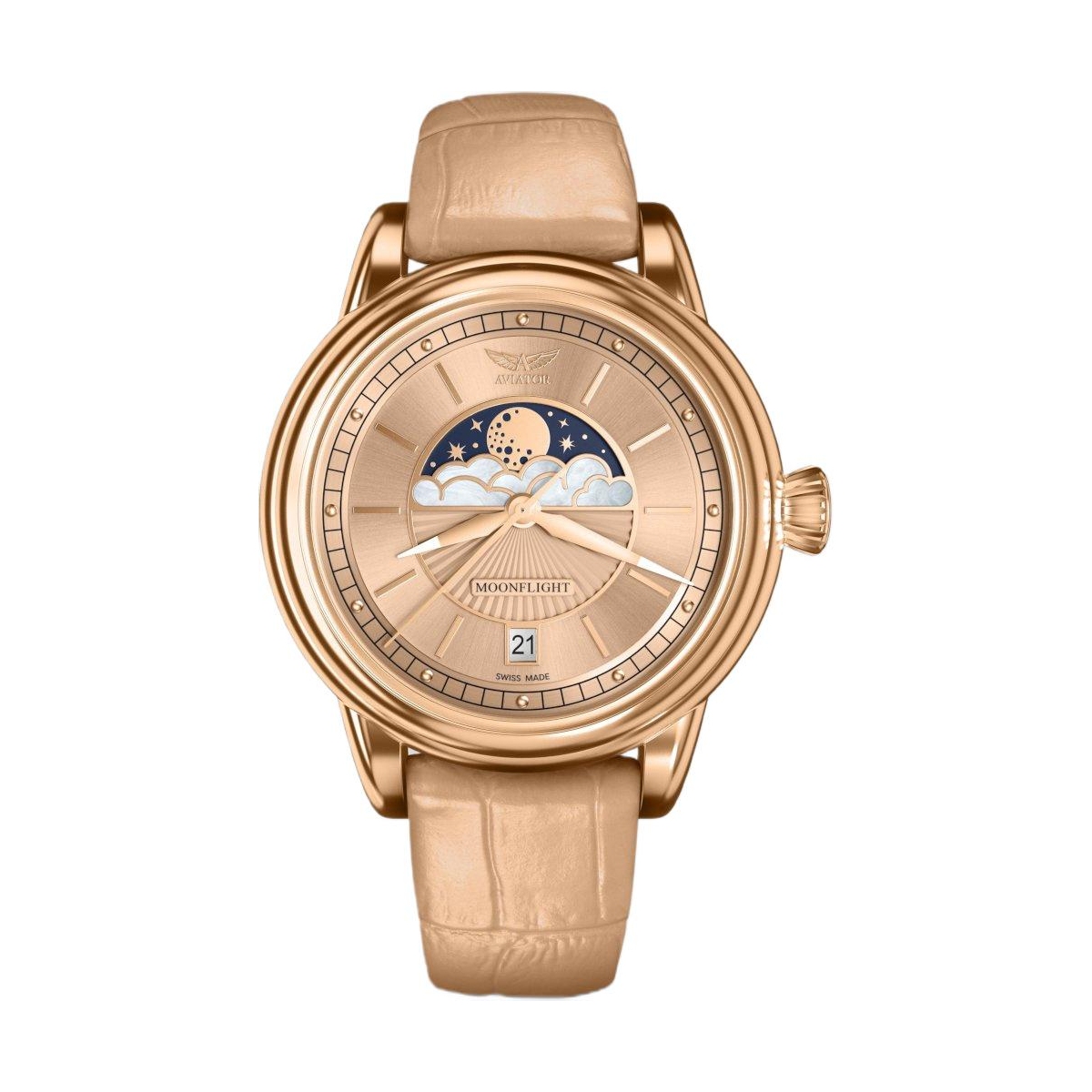 ZEGAREK AVIATOR DOUGLAS MOONFLIGHT