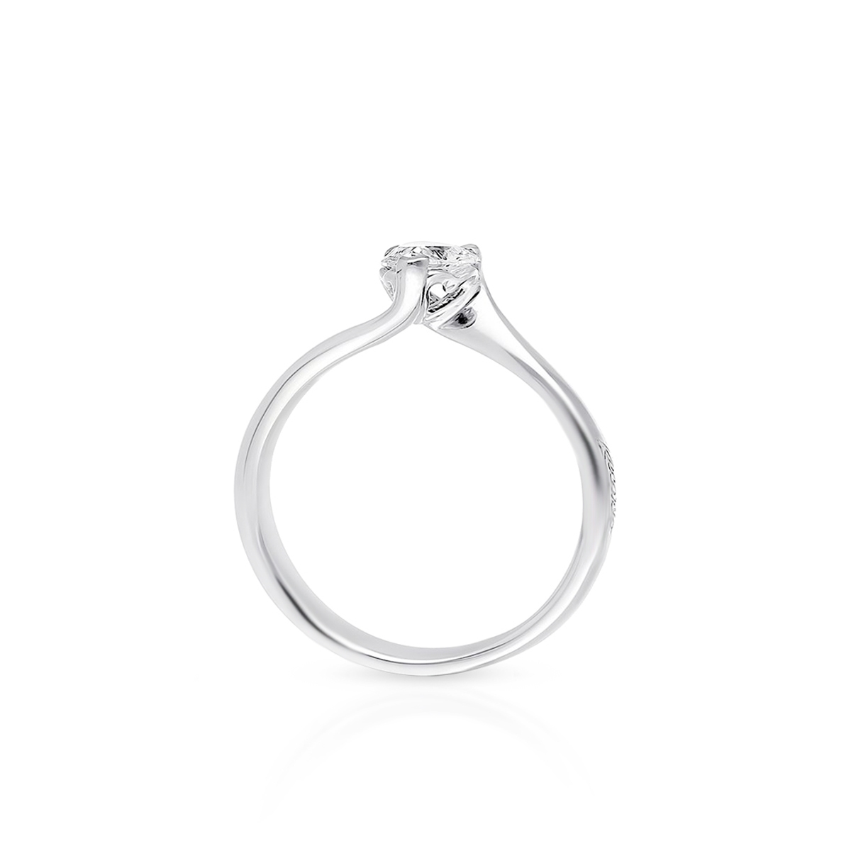 Pierścionek białe złoto RECARLO