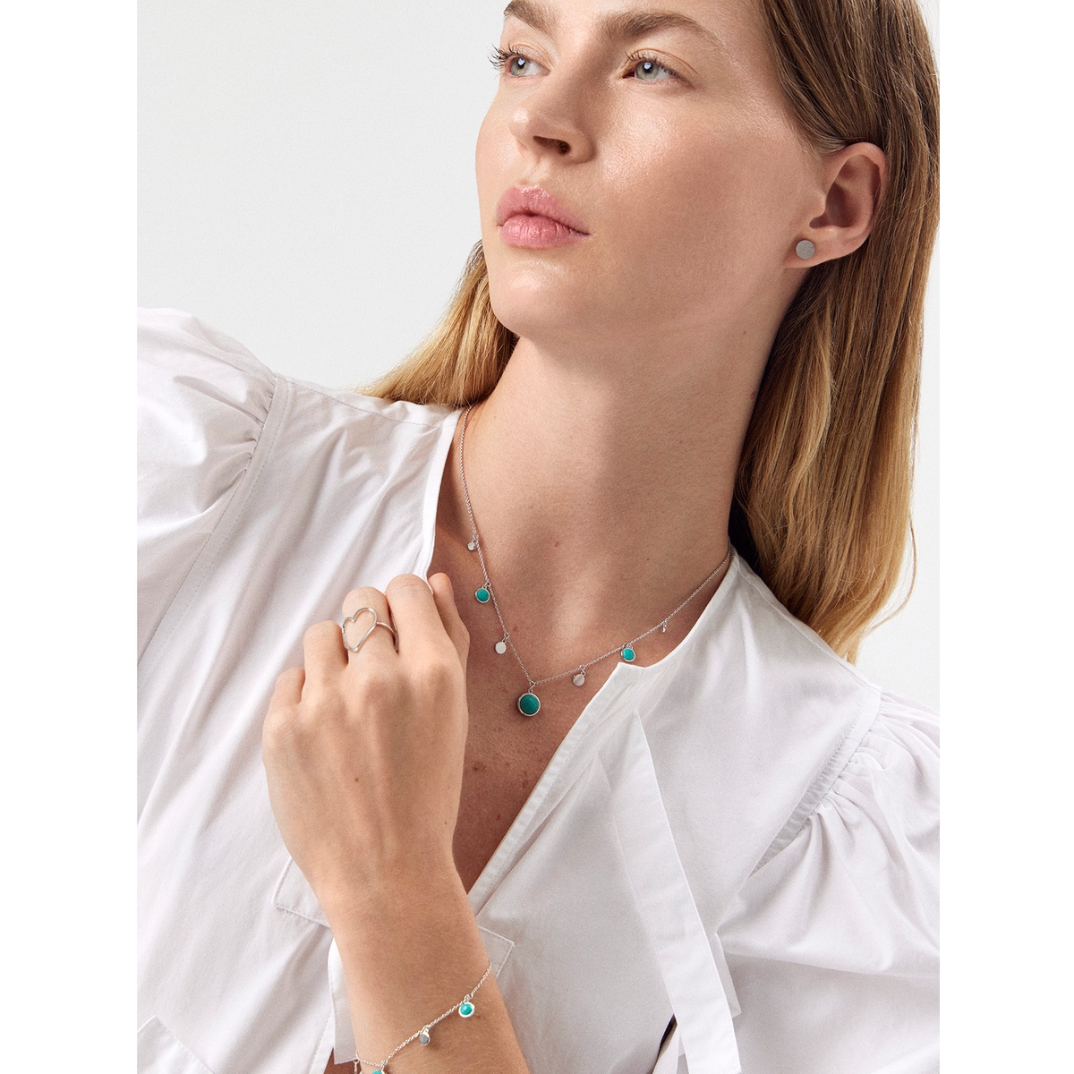 Bransoletka srebrna Laguna