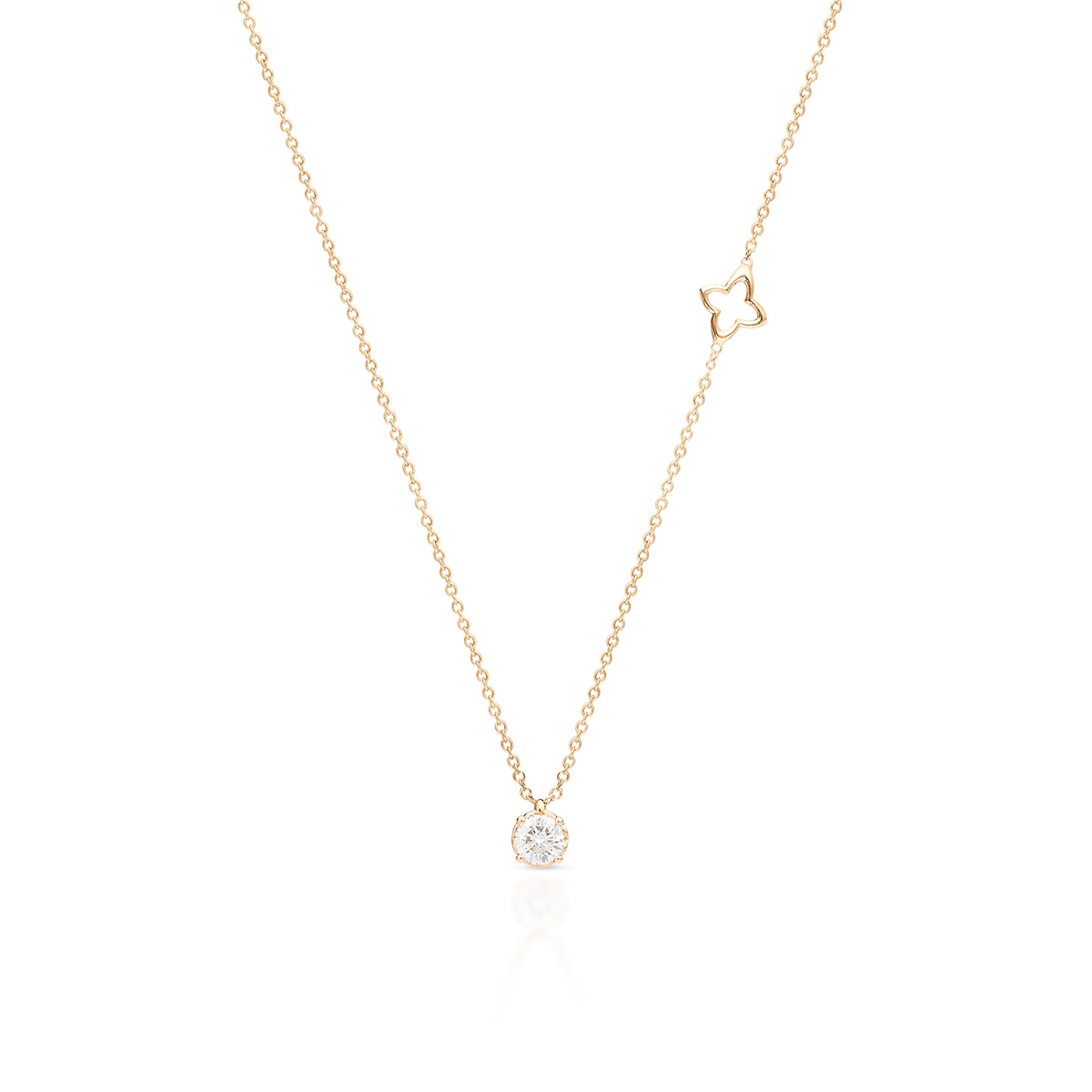 Naszyjnik złoty z brylantem RECARLO