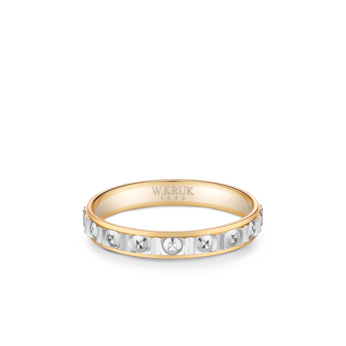 Obrączka złota FANTASIA