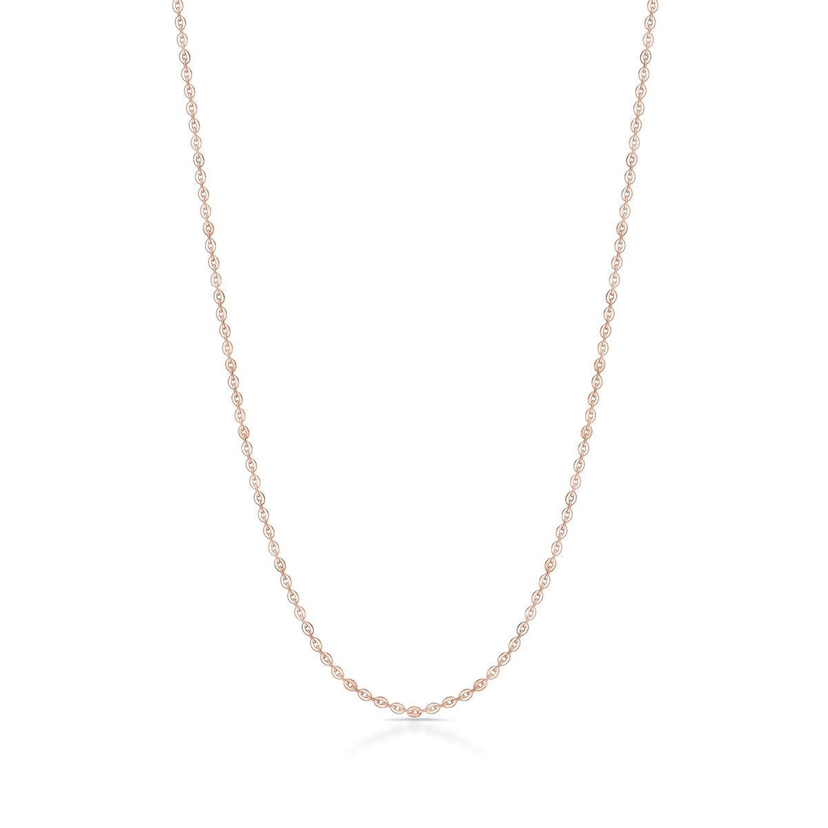 Łańcuszek srebrny ankier