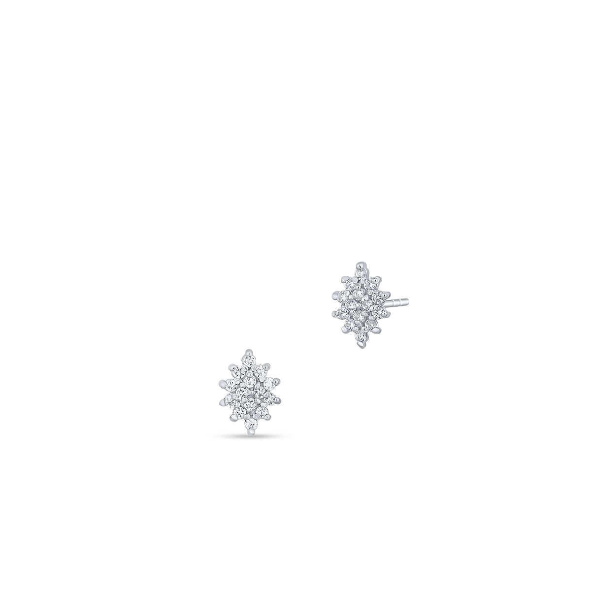 Kolczyki srebrne z cyrkoniami