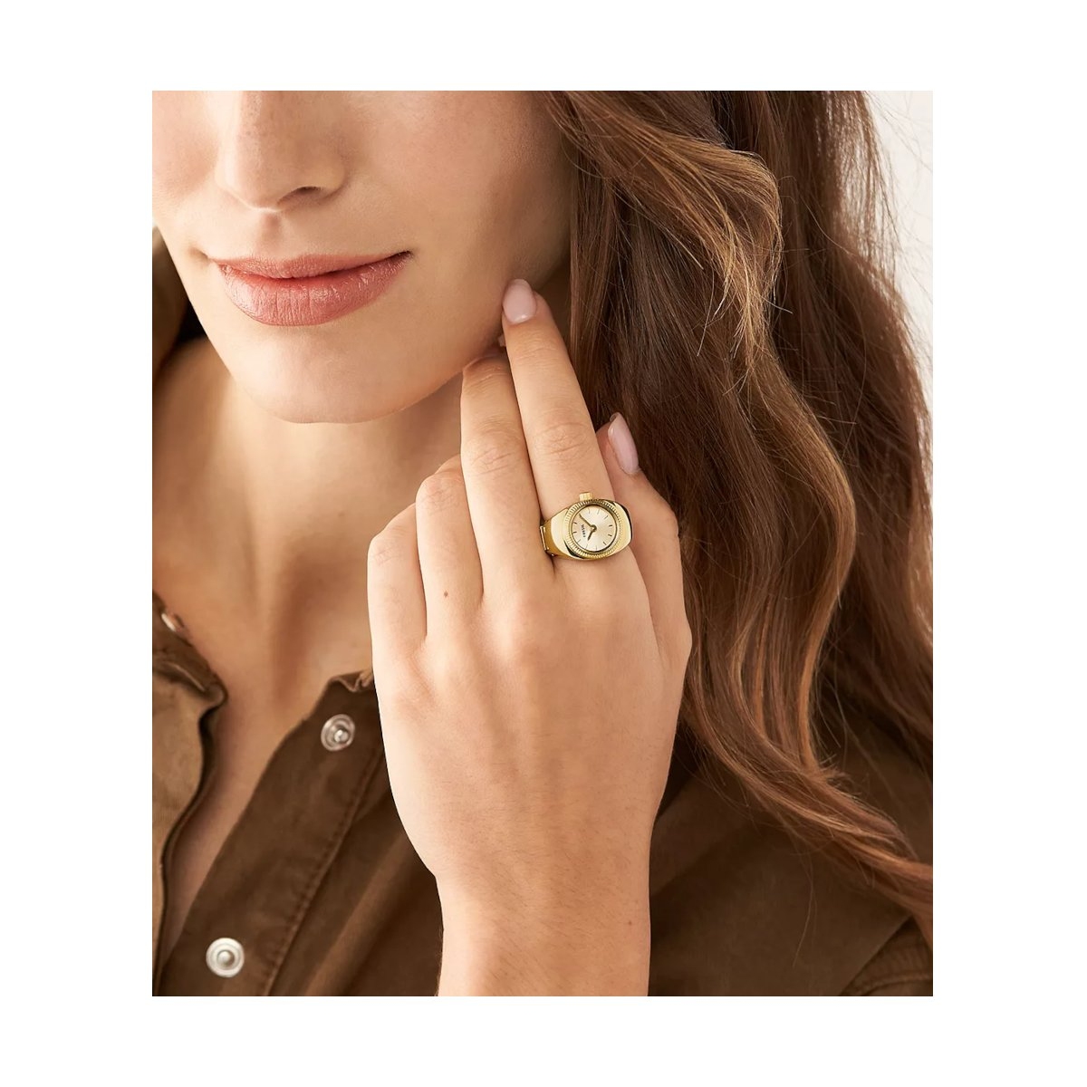 ZEGAREK FOSSIL WATCH RING