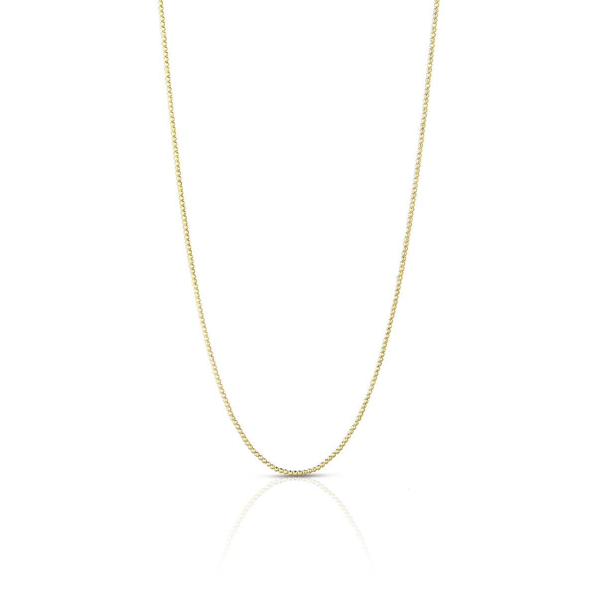 Łańcuszek srebrny kulka