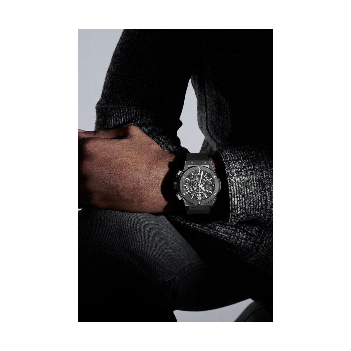 ZEGAREK HUBLOT CLASSIC FUSION AEROFUSION BLACK MAGIC