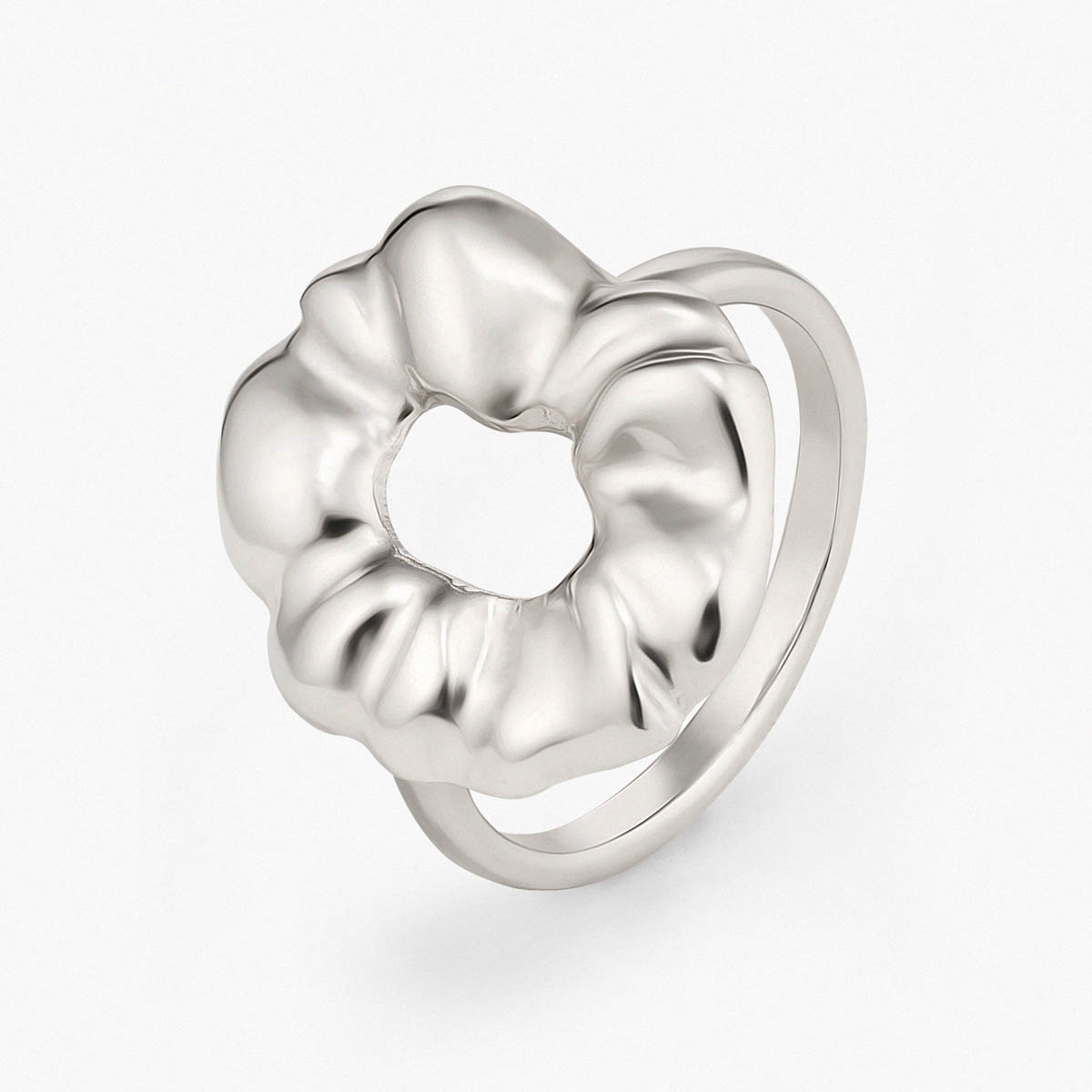 Pierścionek srebrny Follow