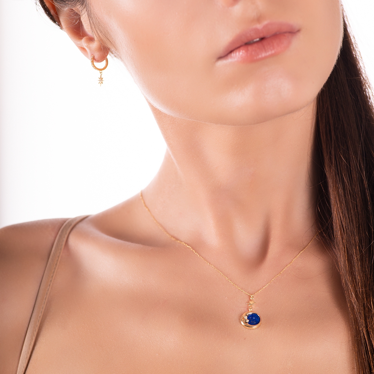 Kolczyk złoty Alchemia