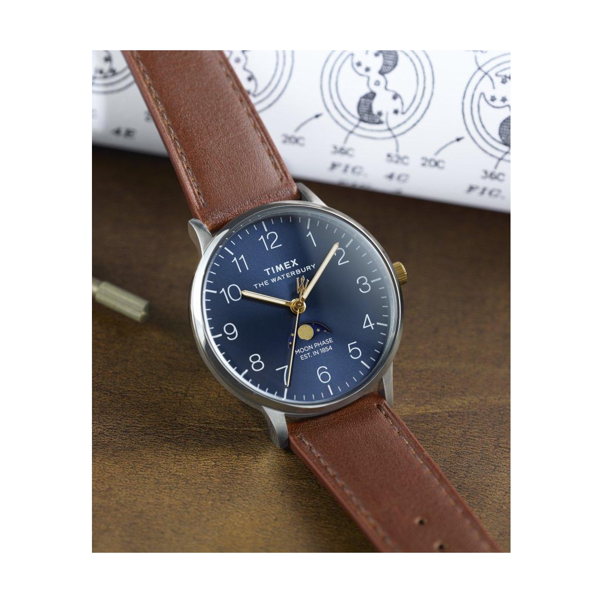 ZEGAREK TIMEX WATERBURY CLASSIC MOON PHASE