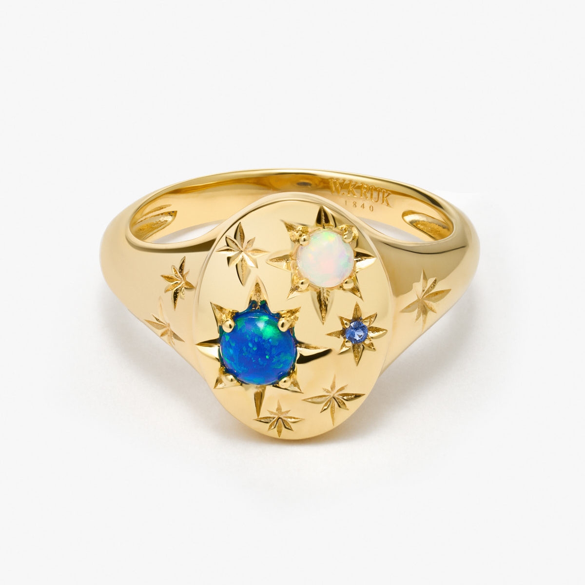 Pierścionek srebrny Alchemia