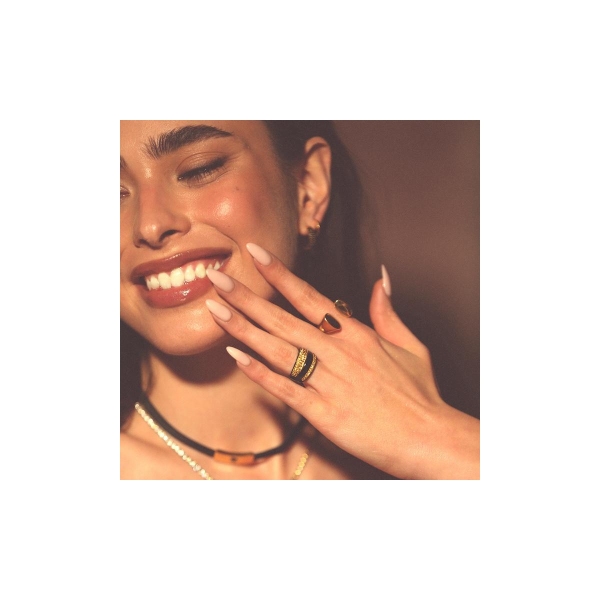 Pierścionek Golden Crystal Picky Pica Vesper