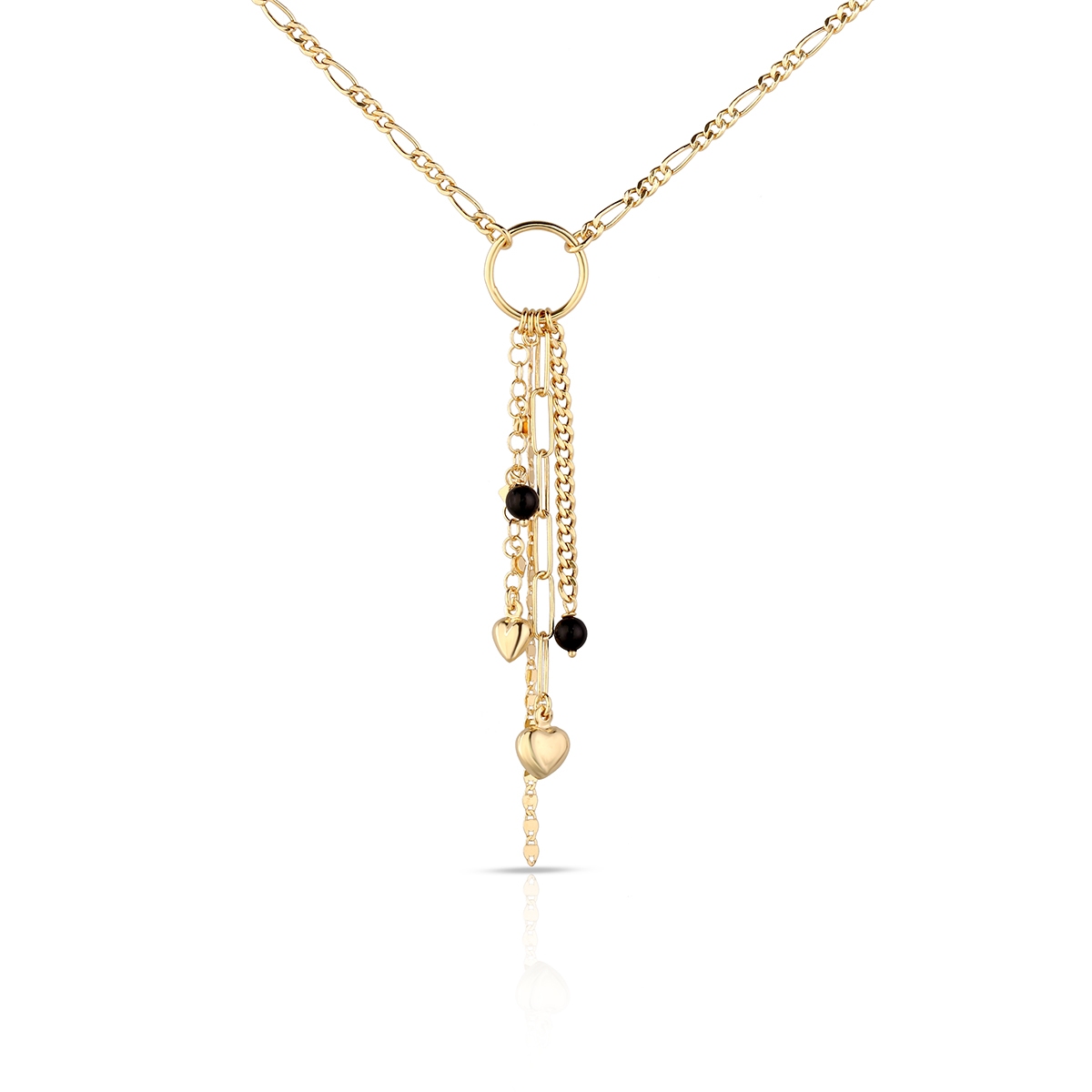 Naszyjnik srebrny pozłacany ATELIER