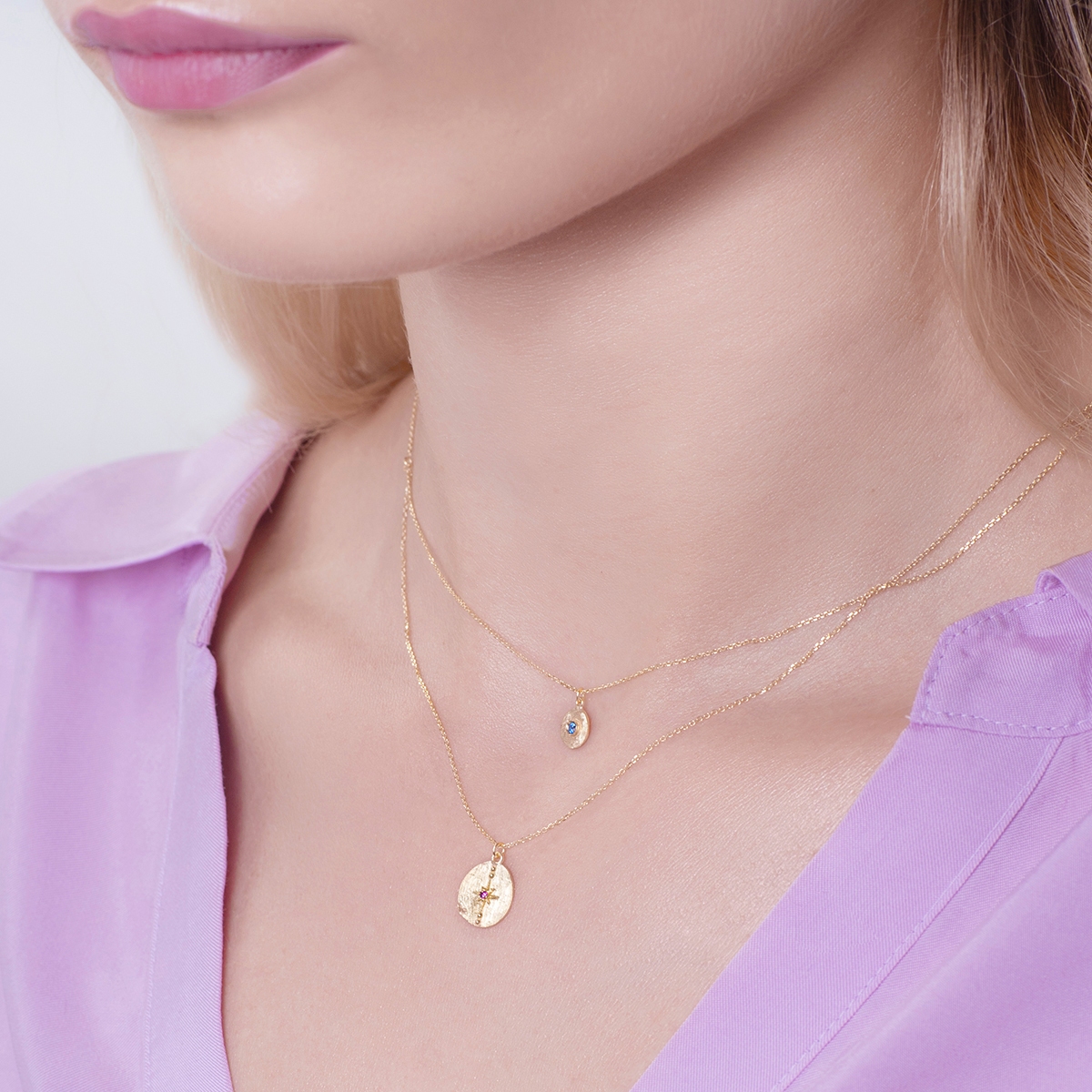 Naszyjnik złoty Etno