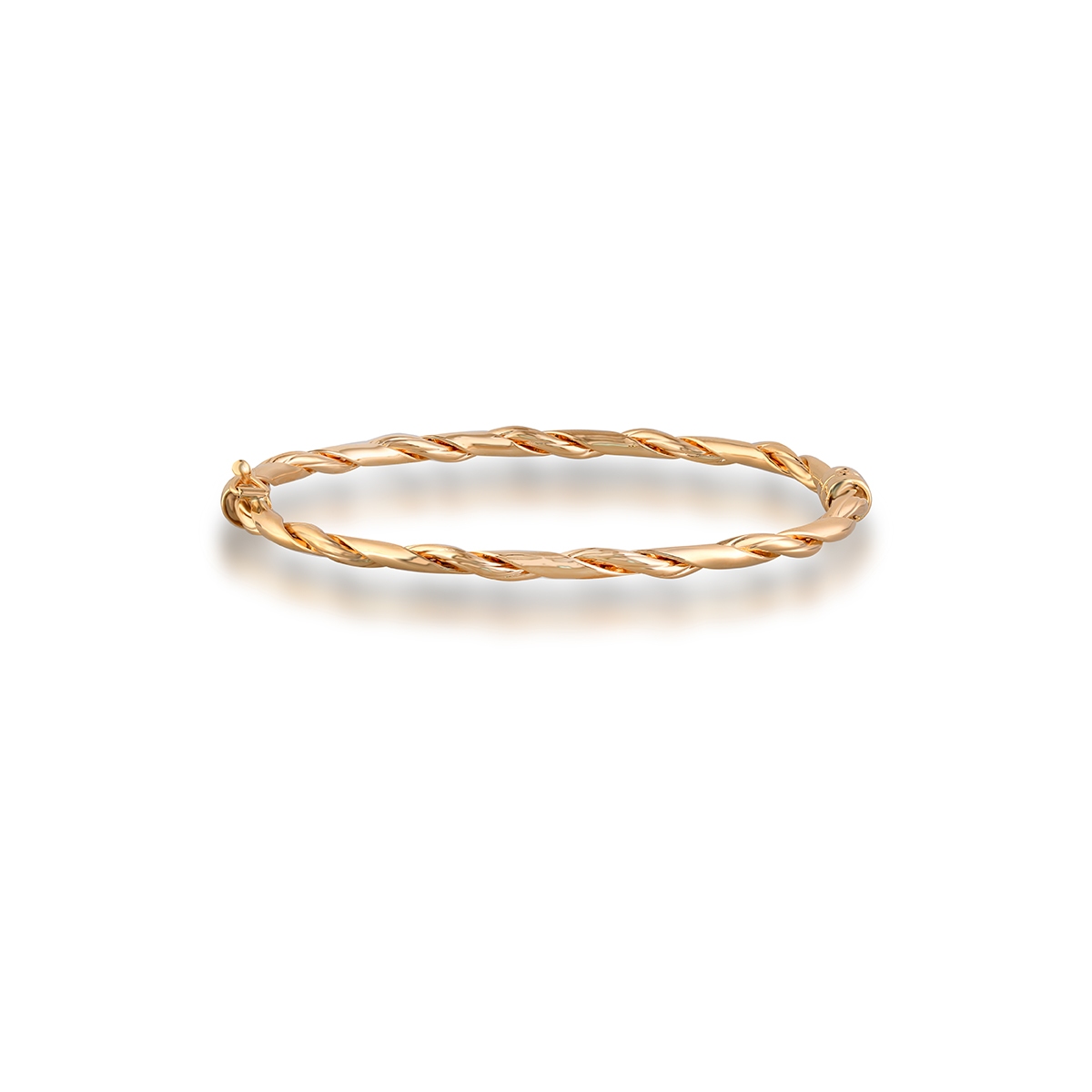 Bransoleta złota bangle