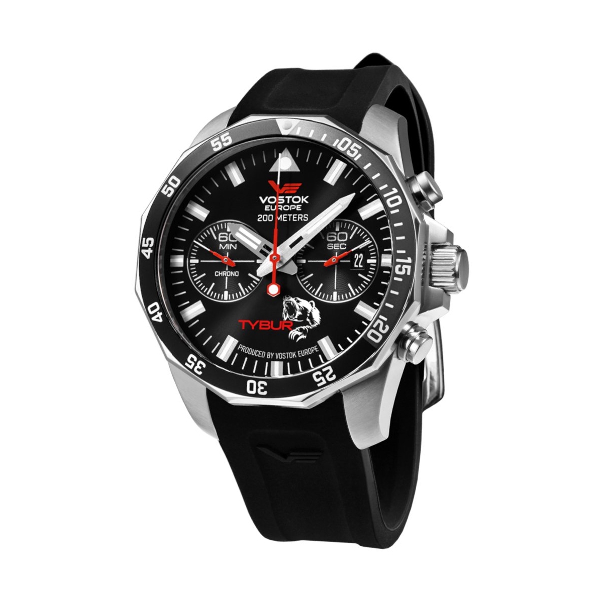 ZEGAREK VOSTOK EUROPE ROCKET N-1 CHRONO MARCIN TYBURA "TYBUR" LIMITED EDITION