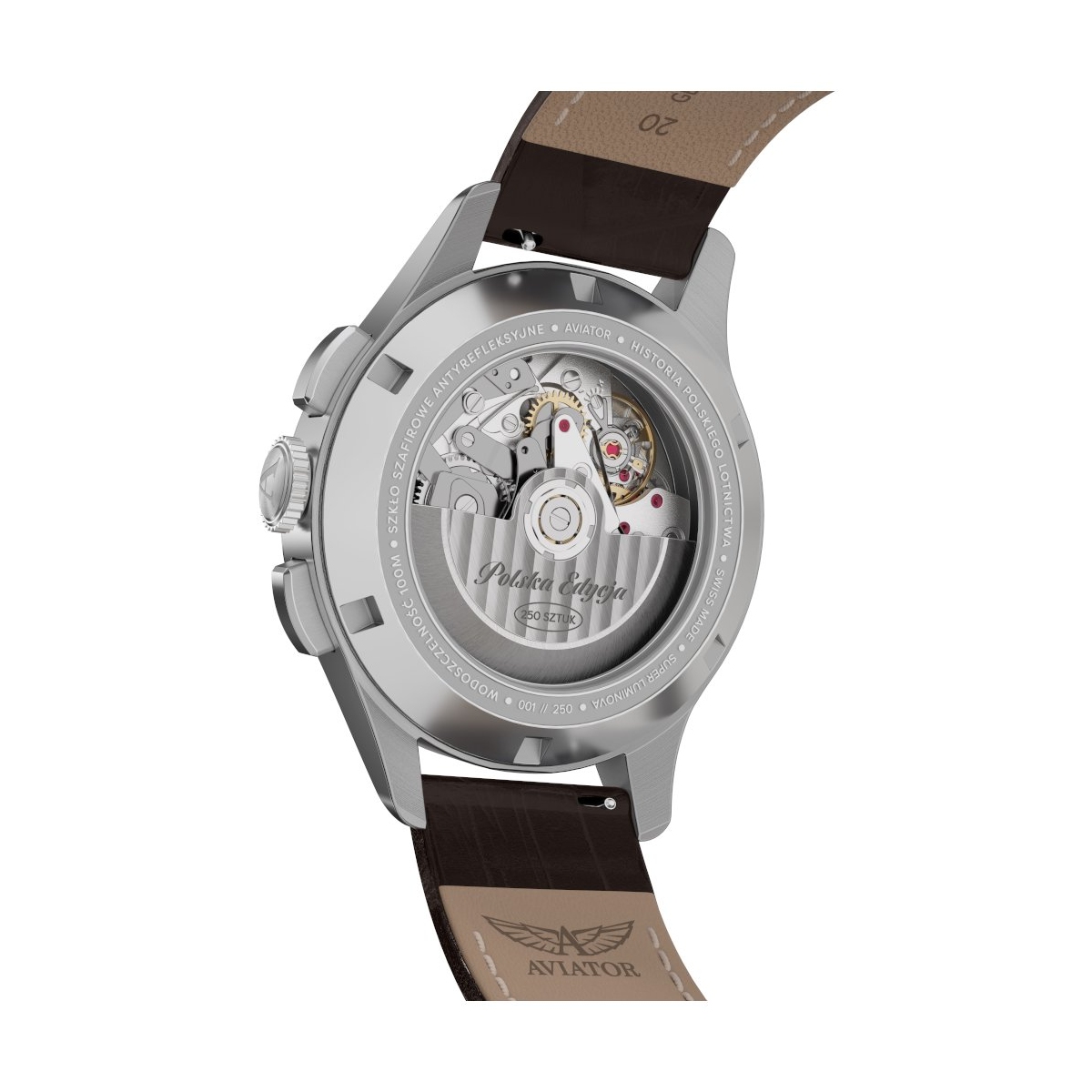 ZEGAREK AVIATOR HERITAGE CHRONOGRAPH TRIMETER POLISH LIMITED EDITION