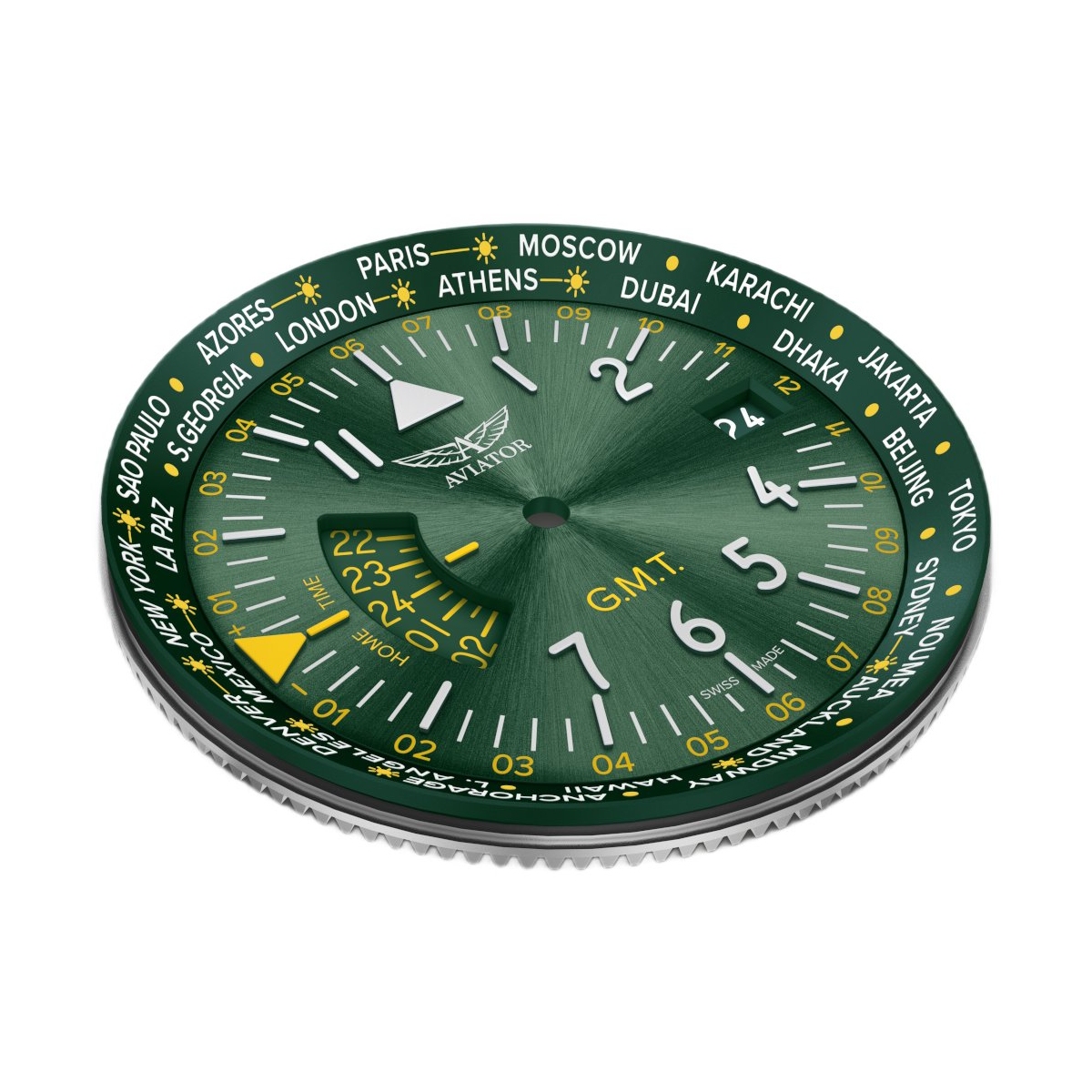 ZEGAREK AVIATOR AIRACOBRA GMT