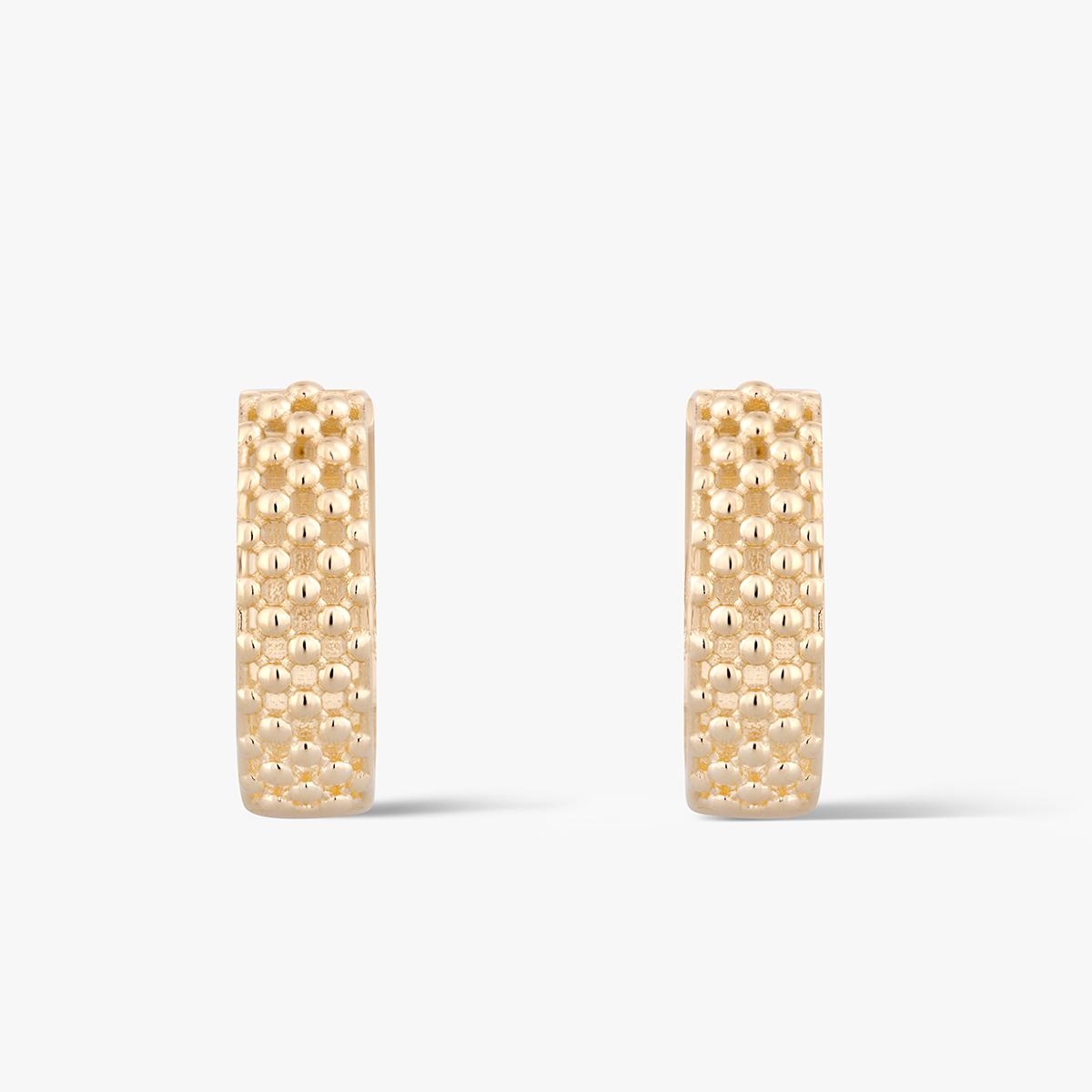 Kolczyki złote ażurowe