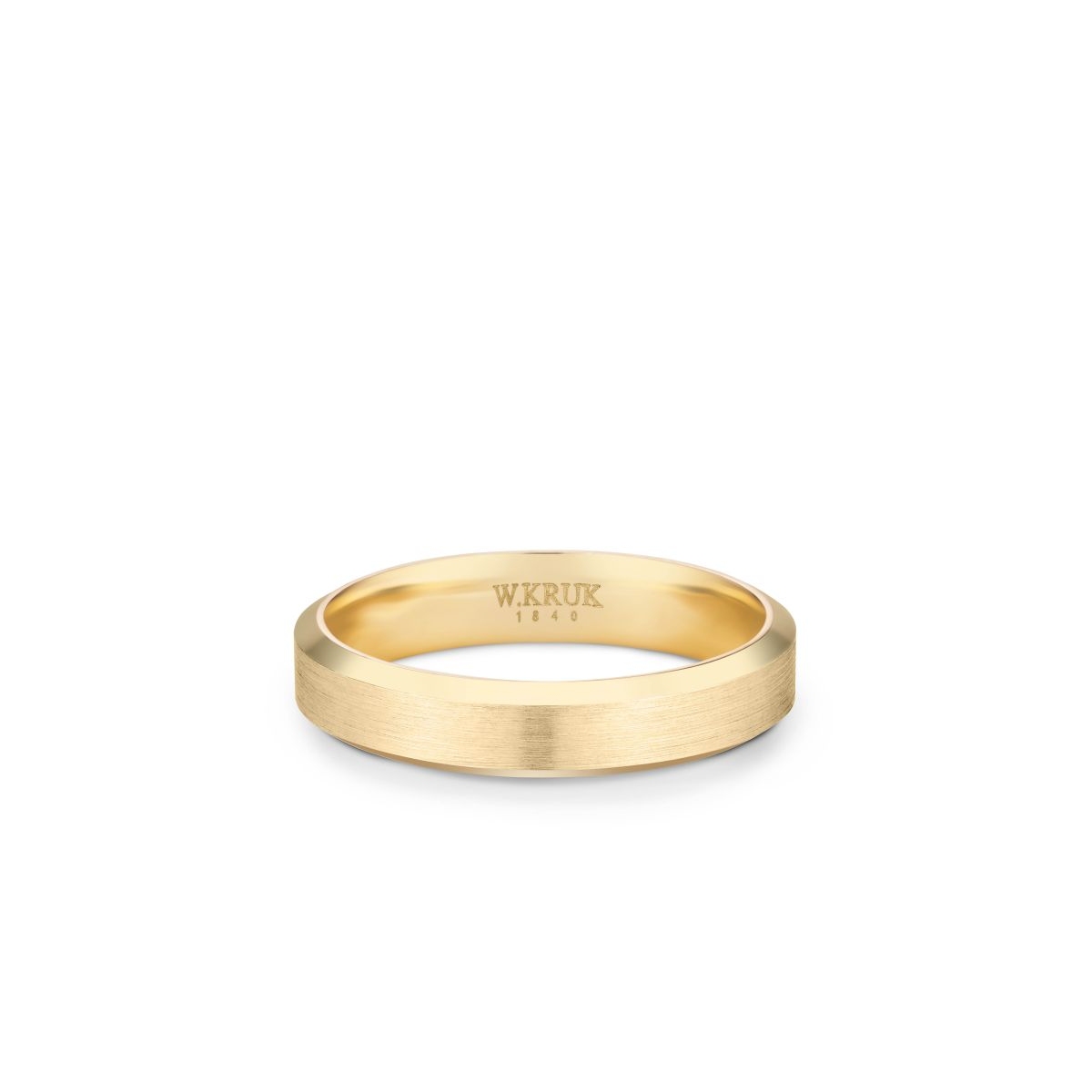 Obrączka złota CHAMONIX męska