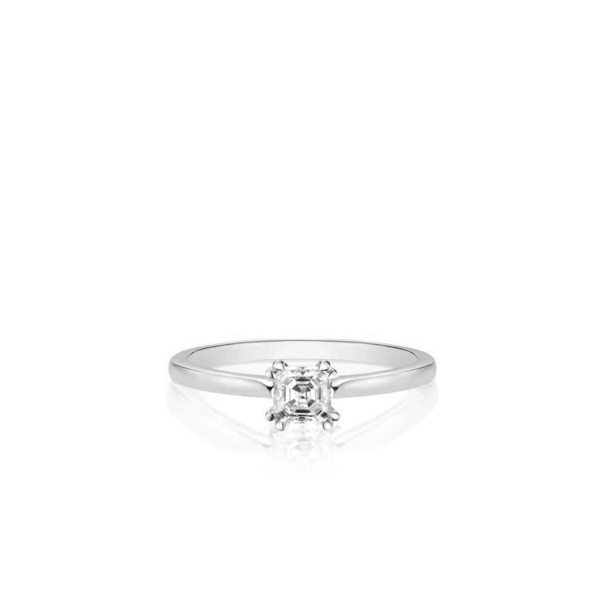 Pierścionek zaręczynowy złoty Królewski