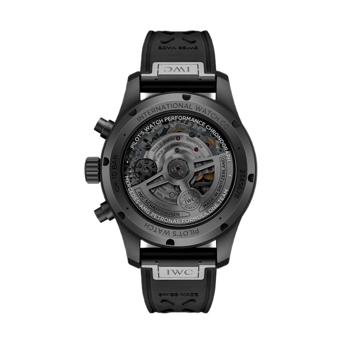 ZEGAREK IWC SCHAFFHAUSEN PILOT'S PERFORMANCE CHRONOGRAPH 41 MERCEDES-AMG PETRONAS F1 TEAM