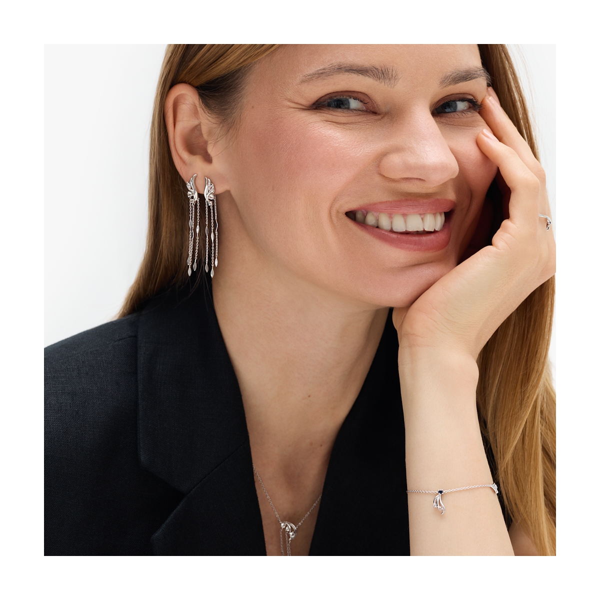 Bransoleta złota Follow