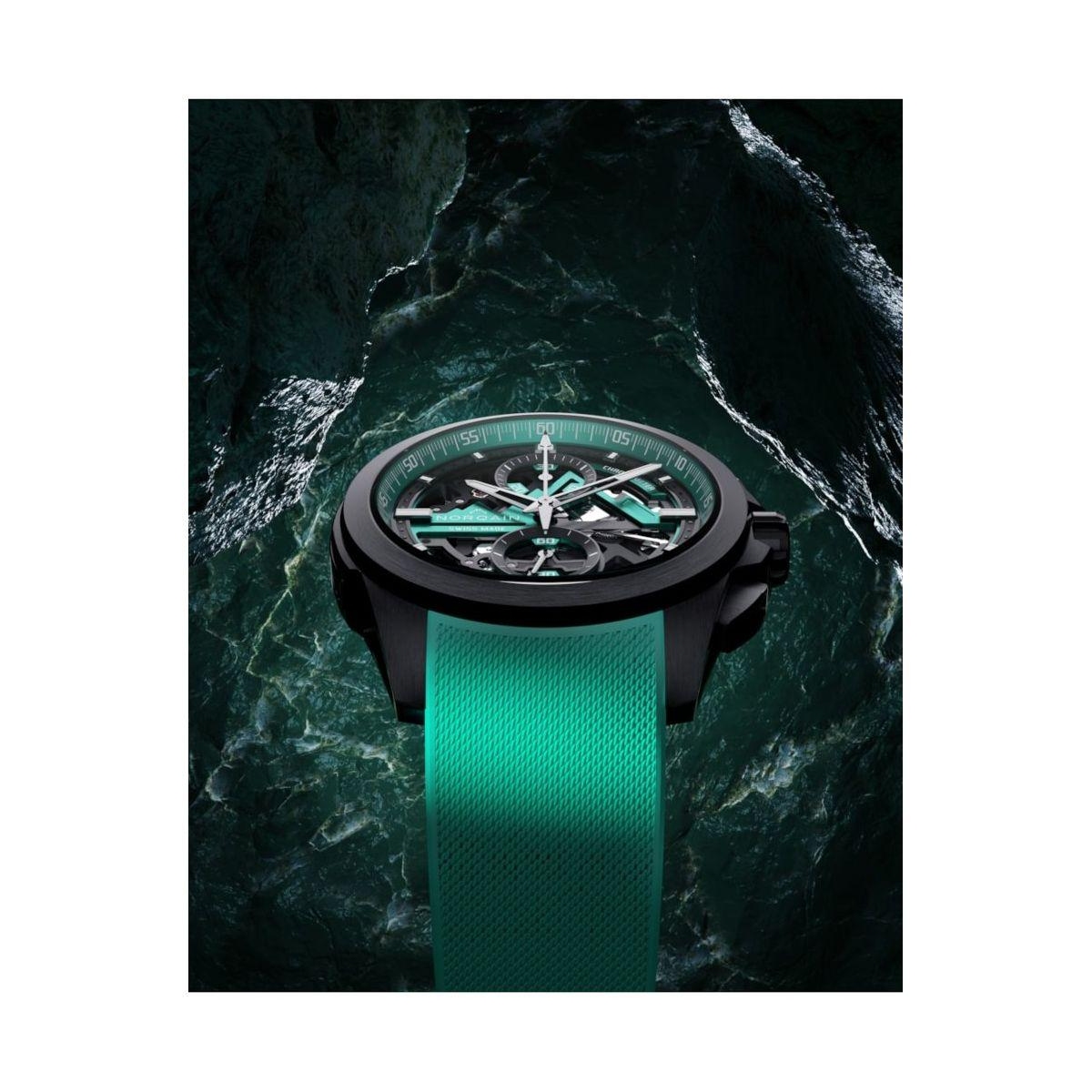 ZEGAREK NORQAIN INDEPENDENCE SKELETON CHRONOGRAPH LIMITED EDITION