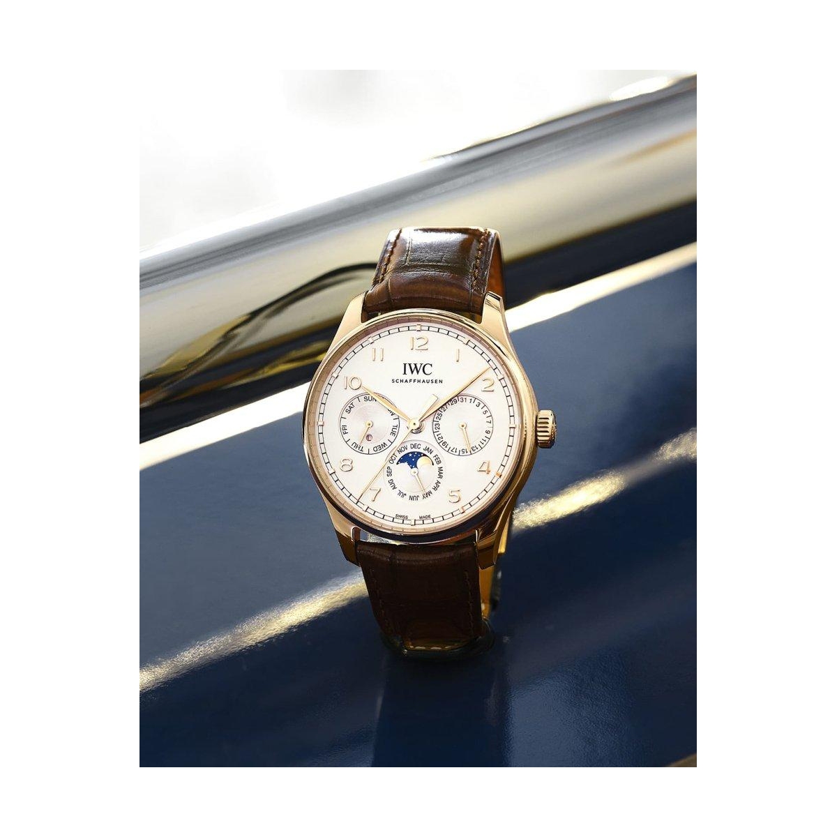 ZEGAREK IWC SCHAFFHAUSEN PORTUGIESER PERPETUAL CALENDAR 42