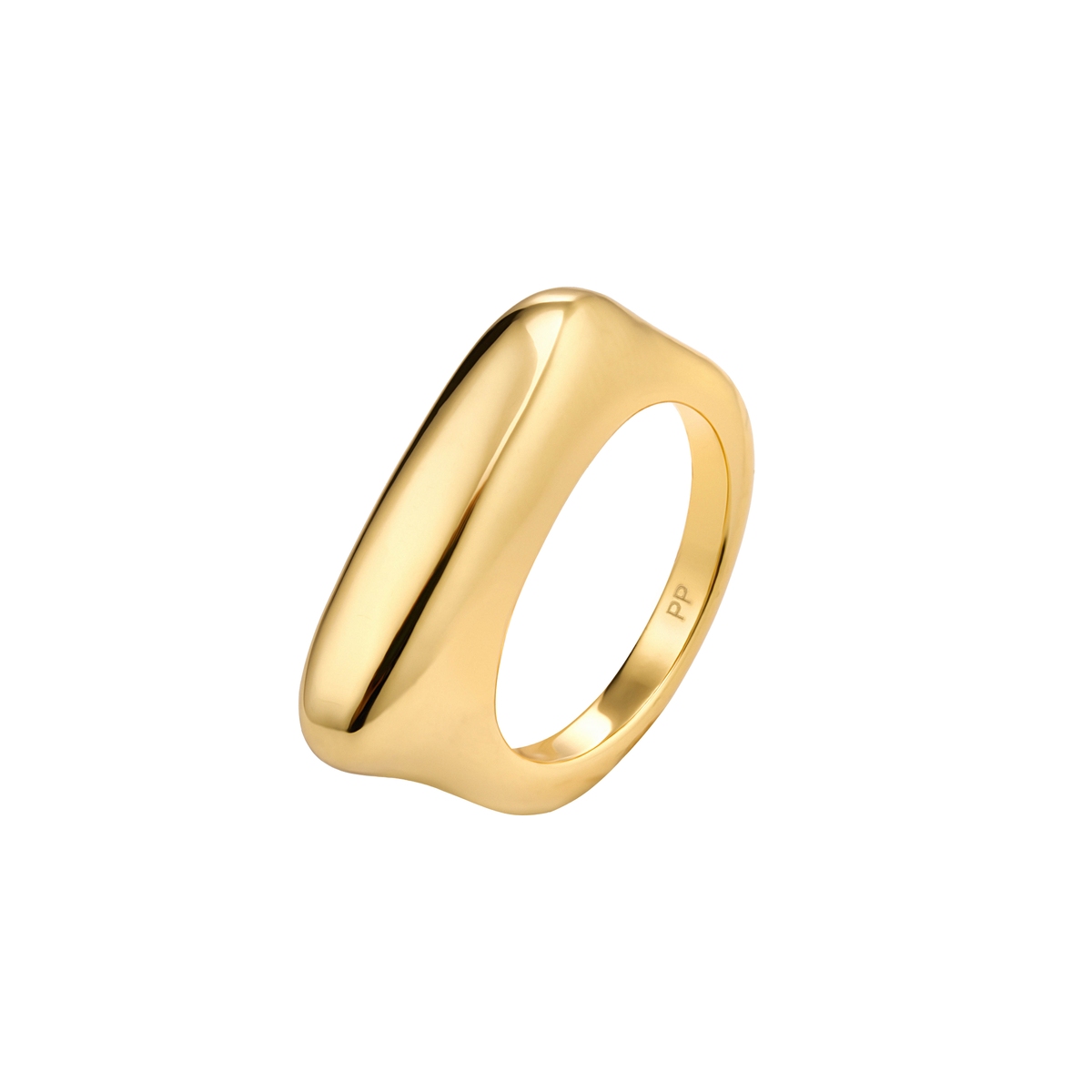 Pierścionek mosiądz Basics