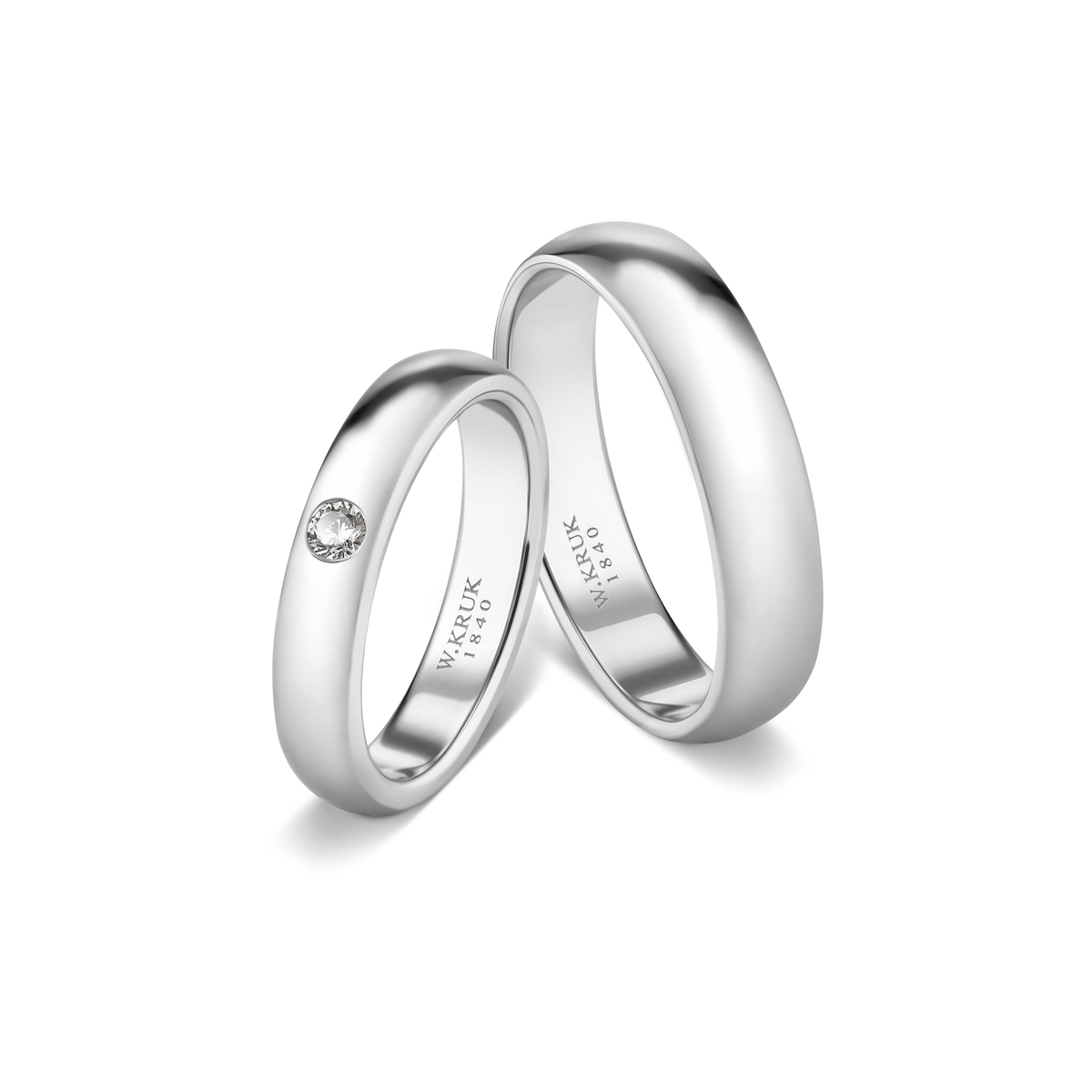 Obrączka srebrna SARAGOSSA damska