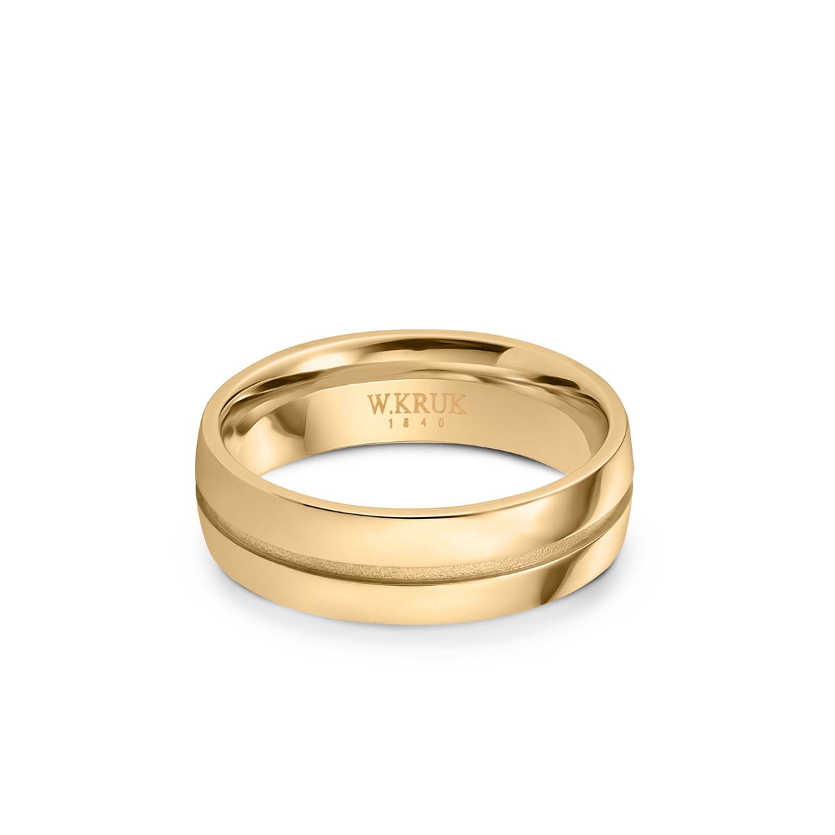 Obrączka złota KALISTA męska