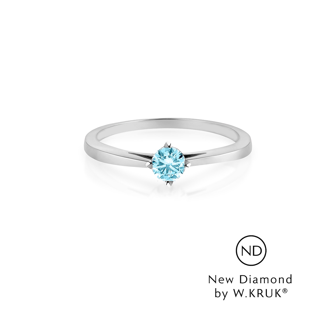 Pierścionek zaręczynowy złoty Doskonały