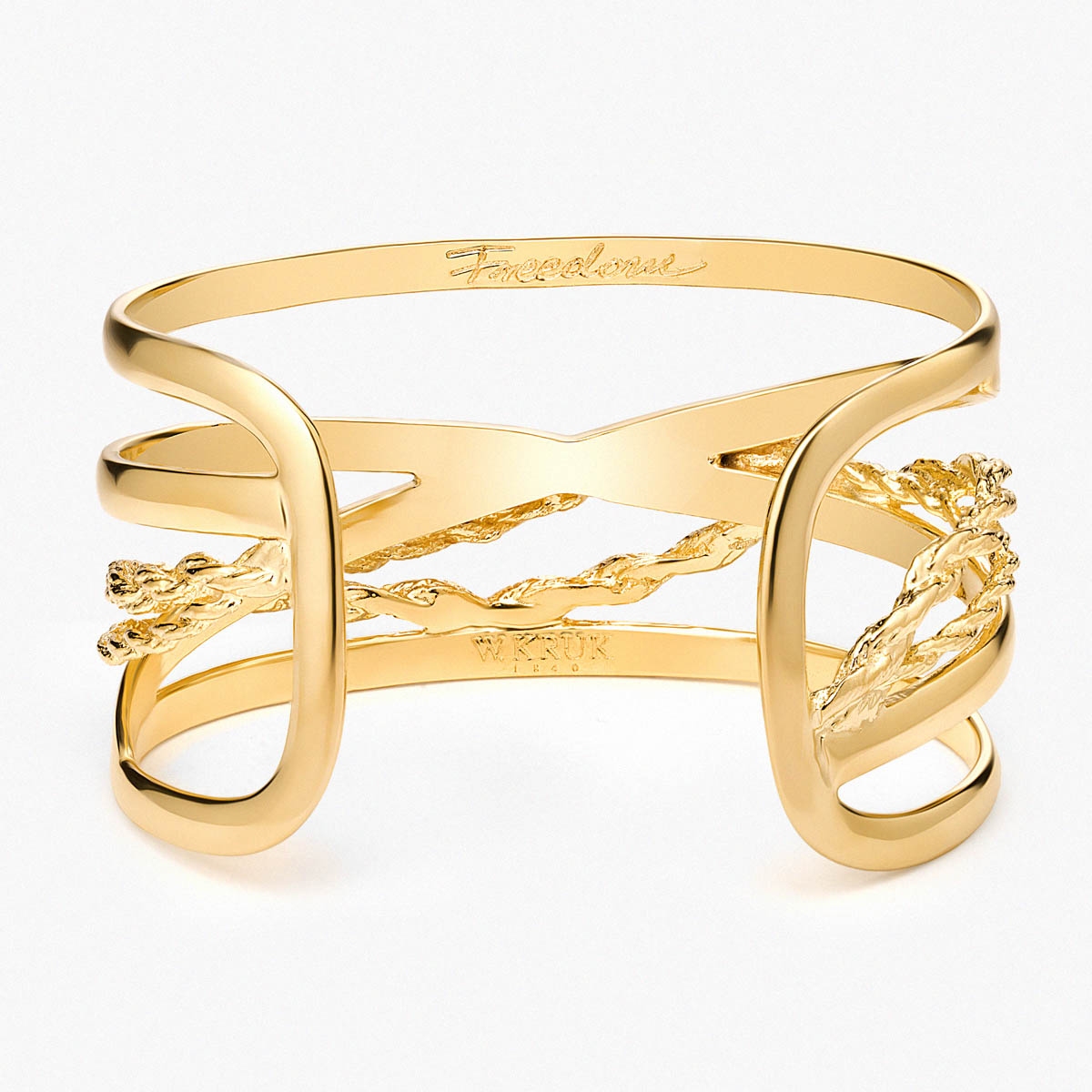 Bransoleta srebrna Freedom Forever