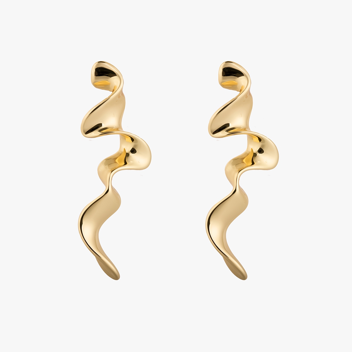 Kolczyki Golden Wave Picky Pica