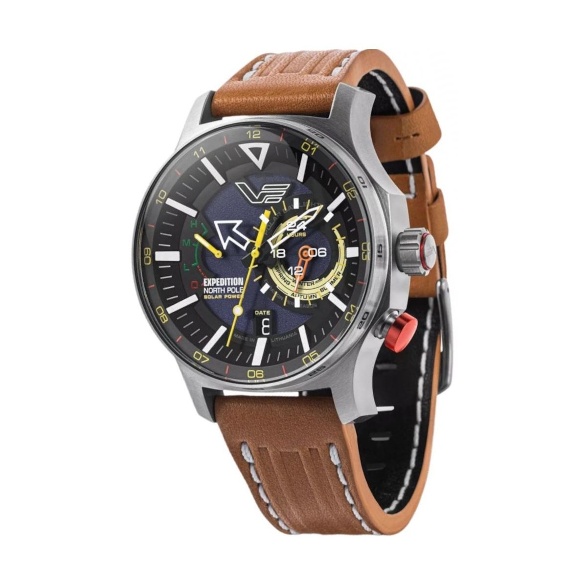 ZEGAREK VOSTOK EUROPE EXPEDITION NORTH POLE 1 POLAR LEGEND SOLAR