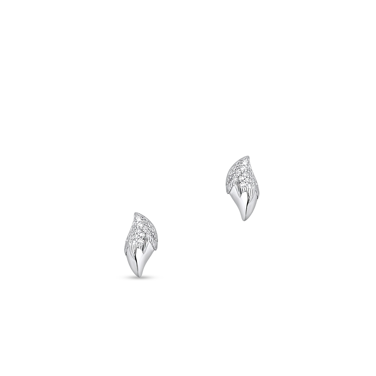 Kolczyki srebrne z cyrkoniami