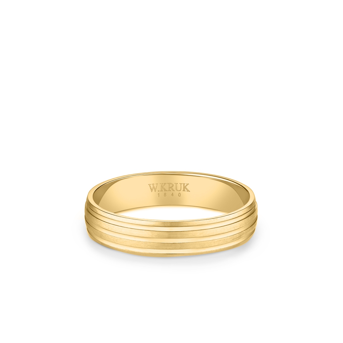 Obrączka złota PASSIO