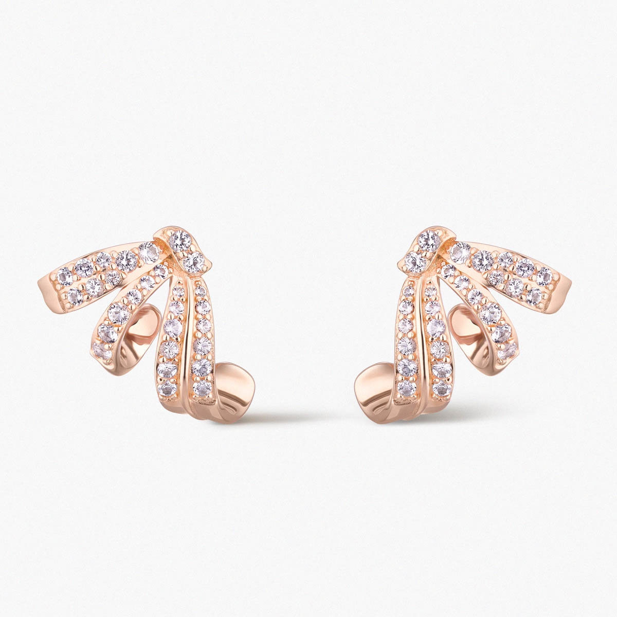 Kolczyki srebrne Balerina