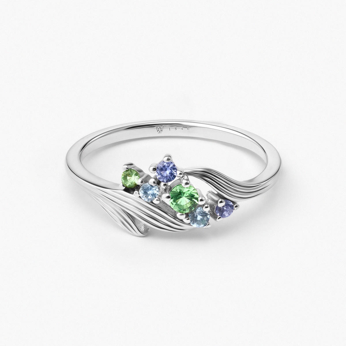 Pierścionek srebrny KOI