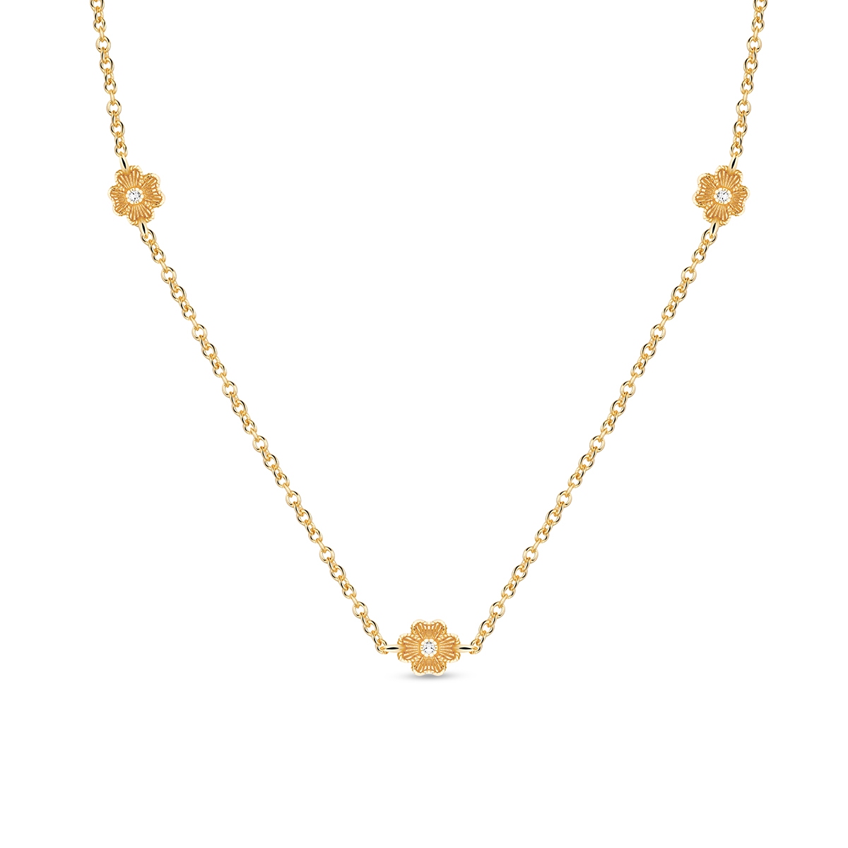 Naszyjnik srebrny pozłacany