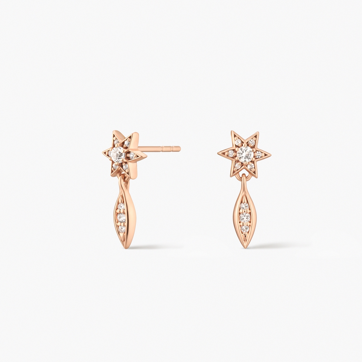 Kolczyki złote Follow