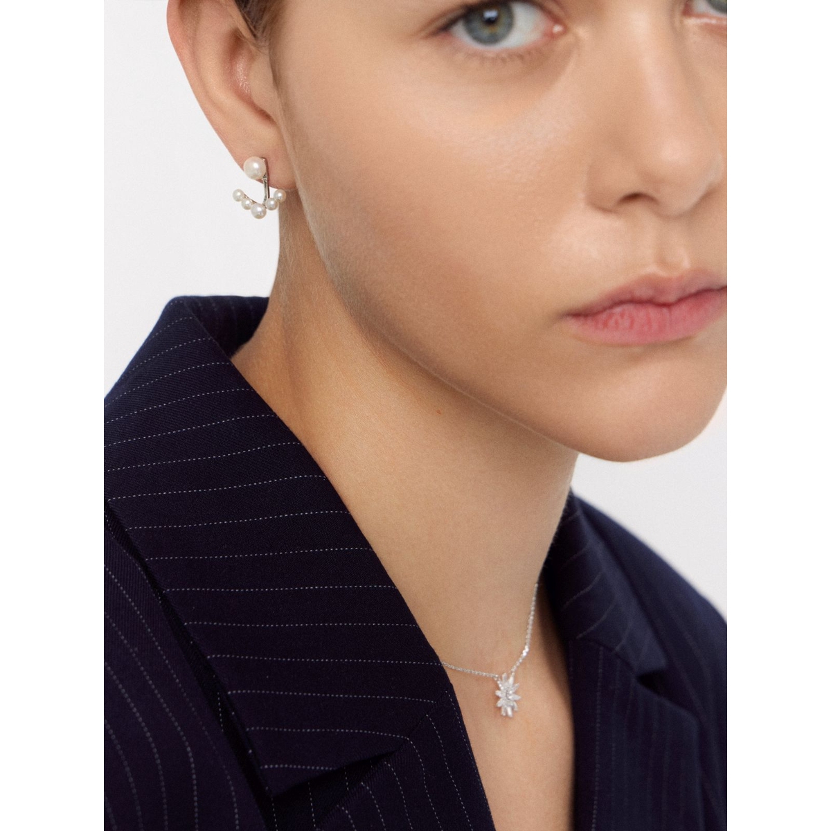 Kolczyki srebrne z perłami