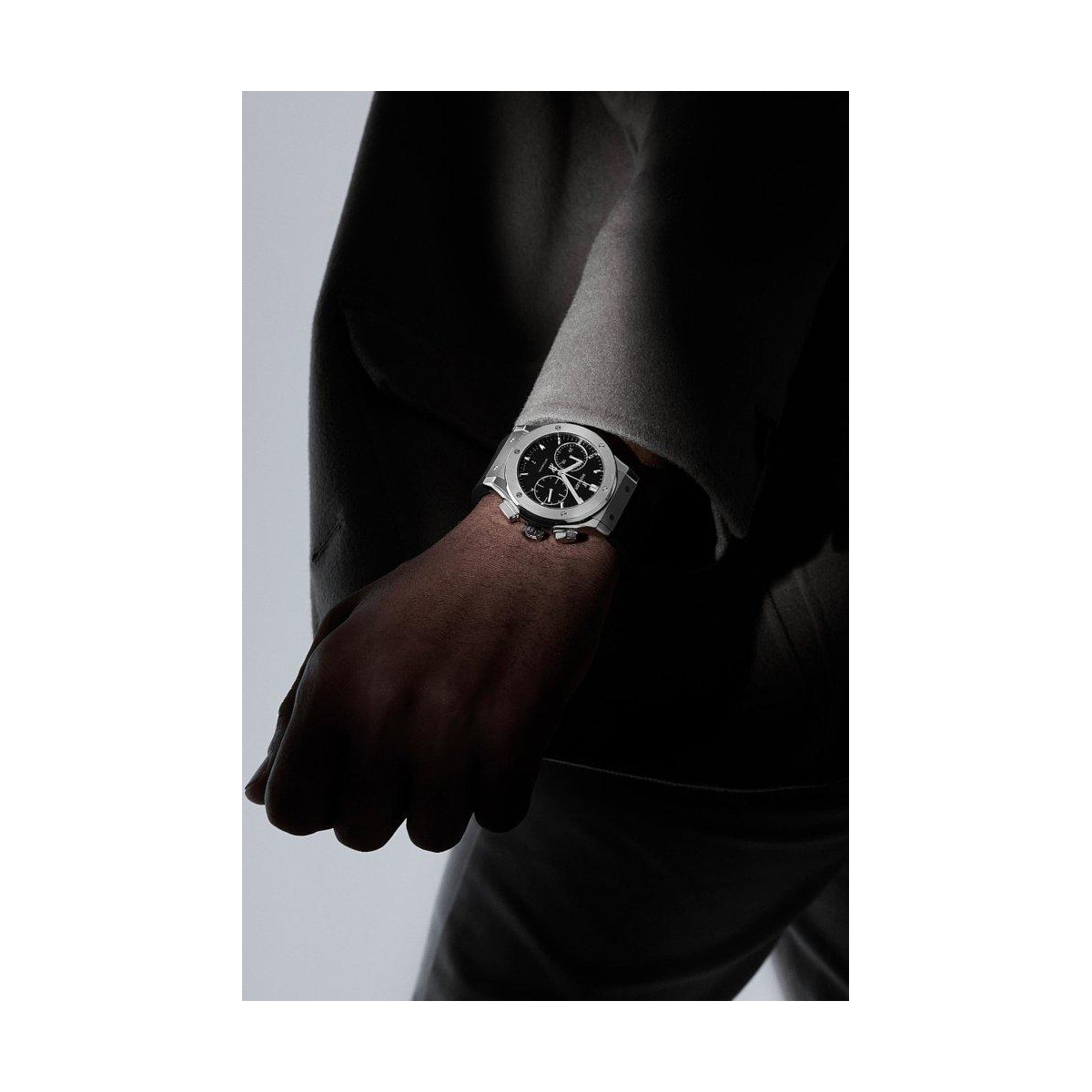 ZEGAREK HUBLOT CLASSIC FUSION CHRONOGRAPH TITANIUM