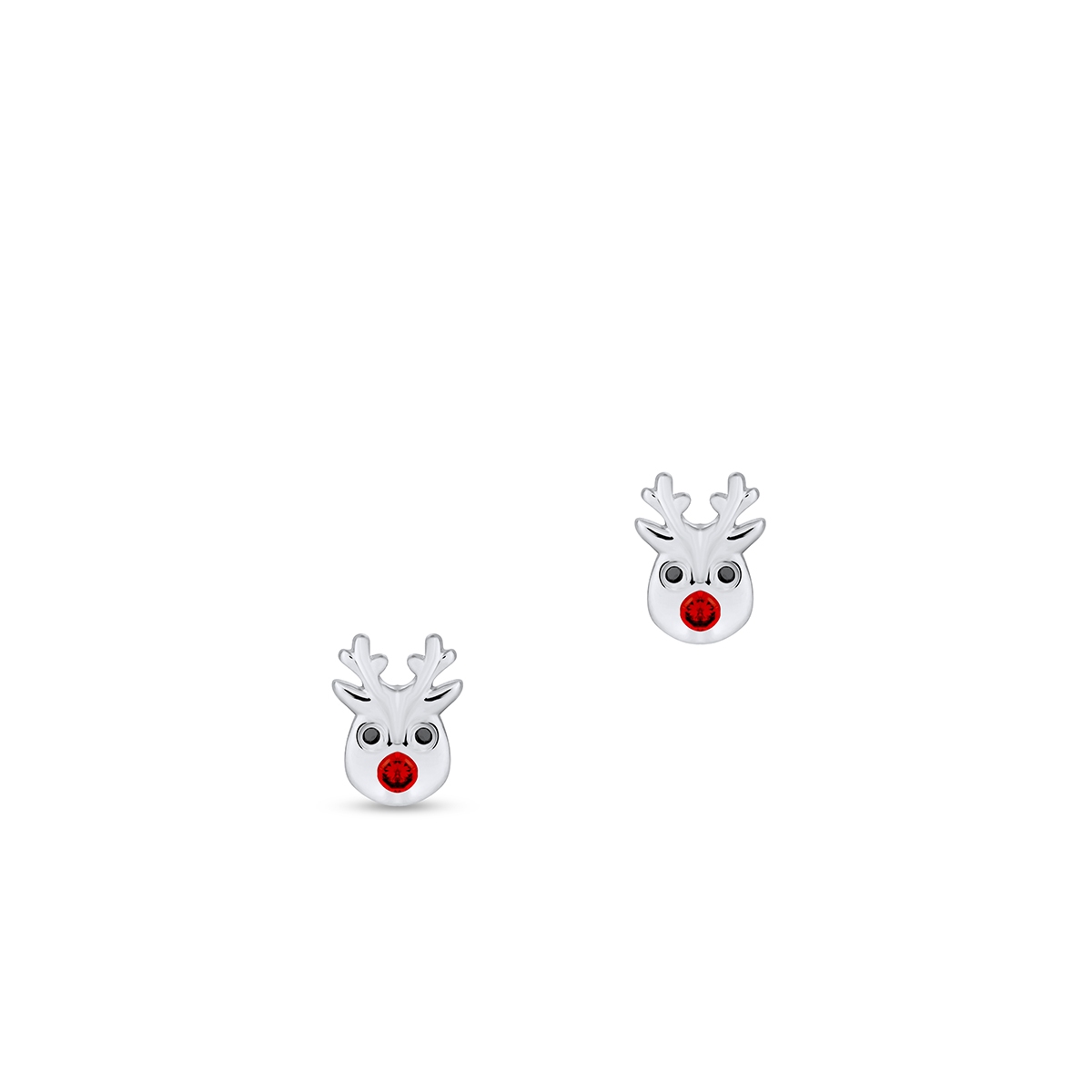 Kolczyki srebrne reniferki