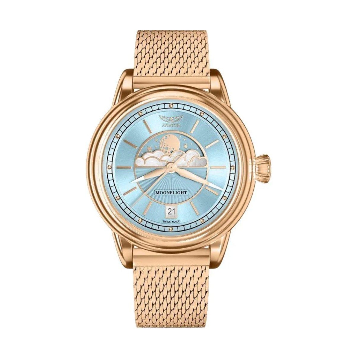 ZEGAREK AVIATOR DOUGLAS MOONFLIGHT