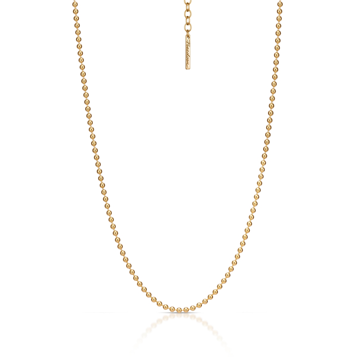 Łańcuszek srebrny kulka FREEDOM ELEMENTS