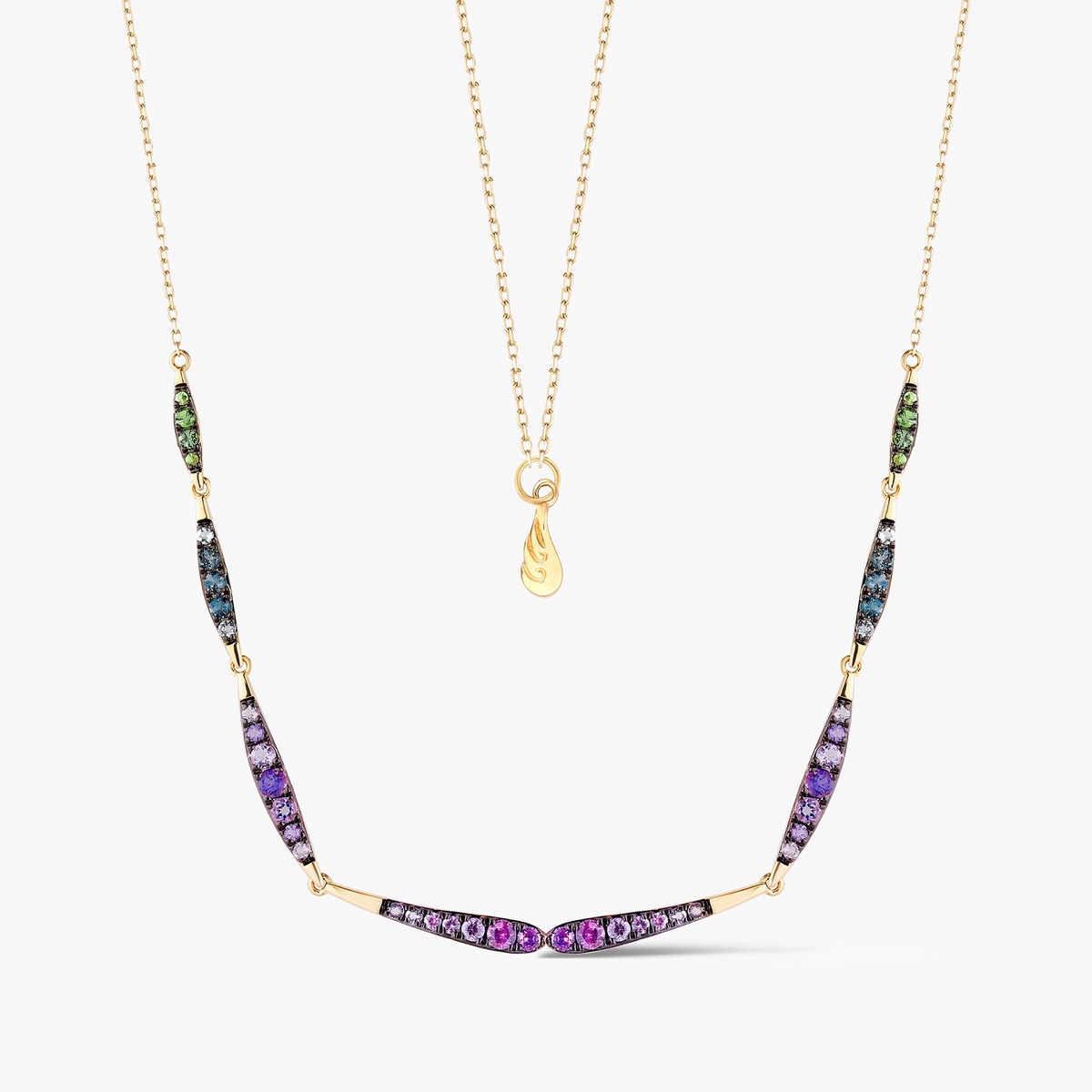 Naszyjnik złoty Preludium Paradise Birds