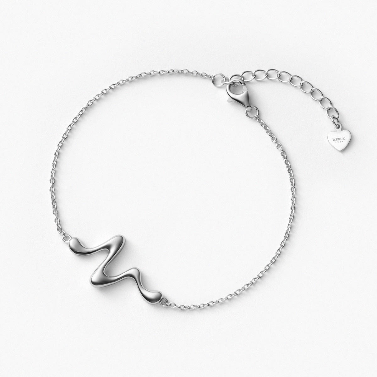 Bransoleta srebrna Modern