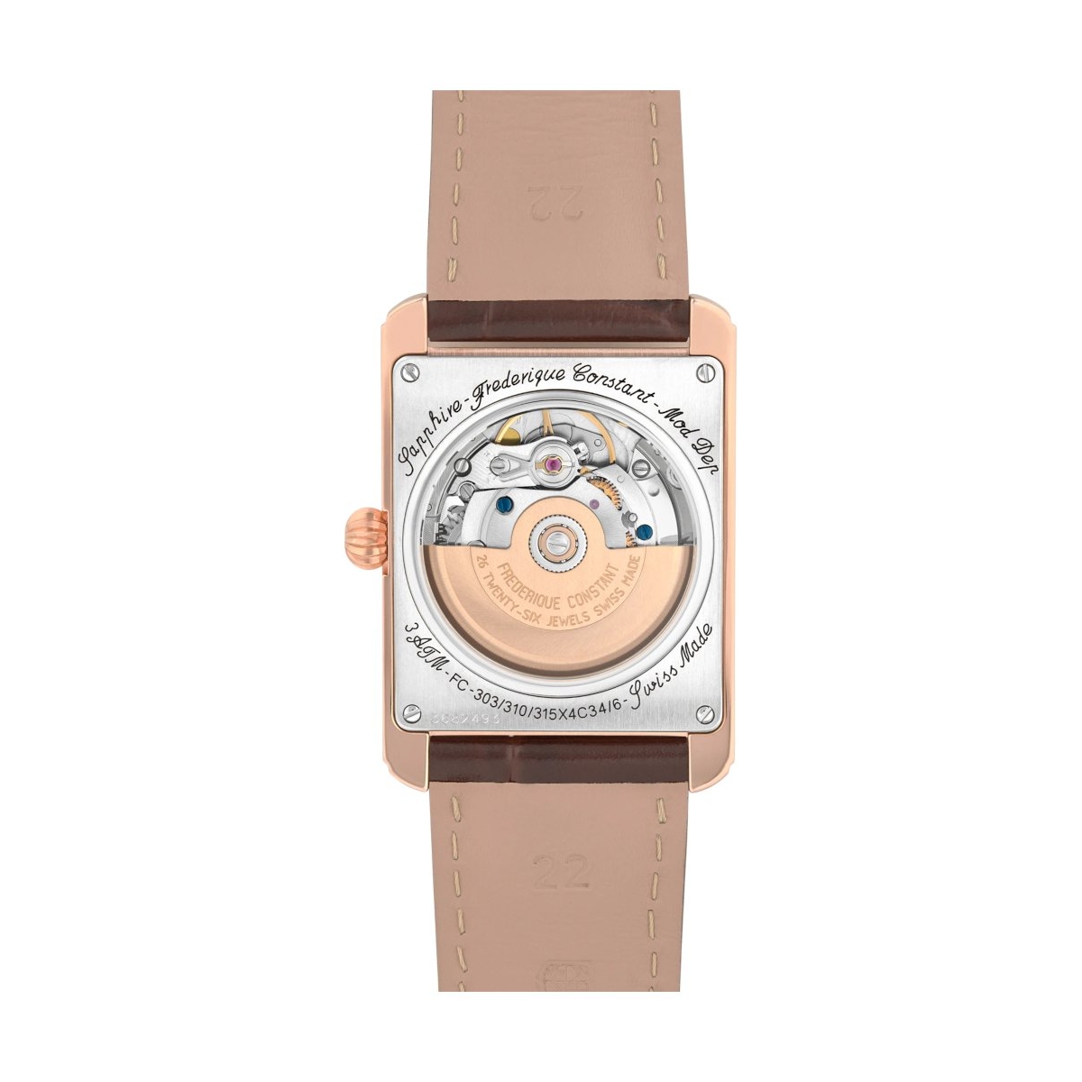 ZEGAREK FREDERIQUE CONSTANT CLASSICS CARREE AUTOMATIC