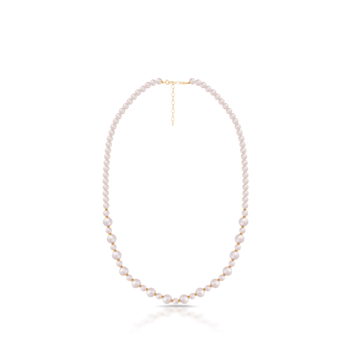 Naszyjnik złoty z perłami
